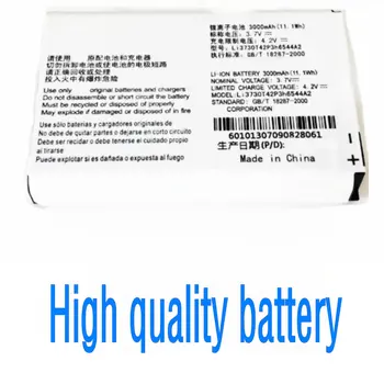 Velika Zmogljivost Li-ion Visoke kakovosti Zamenjava Baterije Li3730T42P3h6544A2 3000mAh Za ZTE MF286 MF96 MF96U Z289L