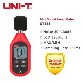 ENOTA UT353 Digitalni Merilnik Ravni Zvoka Noisemeter 30-130dB Decibel Tester Hrupa Avdio Detektor Obsega Merilnega Instrumenta Orodja