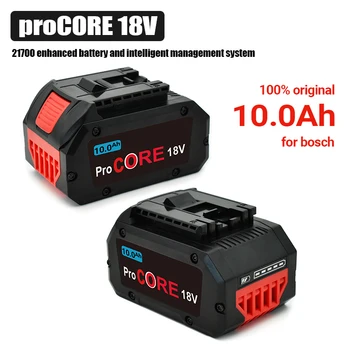100% visoko kakovost 18V 10.0 Ah Litij-Ionska Zamenjava Baterije GBA18V80 za Bosch 18 Voltov MAX Brezžično električno Orodje Vaje