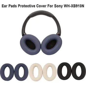 1 Par Silikonske Blazinice za Ušesa Mehko Zamenjava Slušalke Blazine Pokrov Earmuff Rokav Zaščitni Pokrovček za Sony WH-XB910N Slušalke