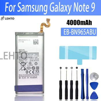 100% Originalni Nadomestni EB-BN965ABE Baterija Za Samsung Galaxy Note9 Opomba 9 N9600 SM-N9600 Pristna Baterija EB-BN965ABU 4000 mah