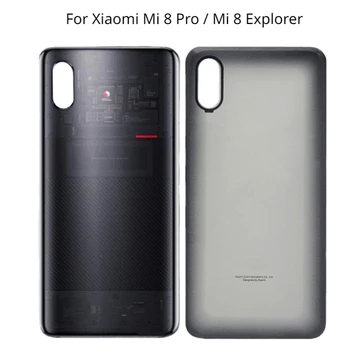 Za Xiaomi Mi Explorer 8 Pokrovček Baterije mi8 pro Nazaj Stekla Zadaj Stanovanjska Vrata primeru Zamenjava Za Xiaomi Mi 8 Pro