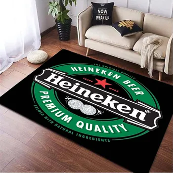 H-Heineken Pivo Logotip Območje Odeje Velika Preproga za dnevno Sobo, Spalnica Notranjo Dekoracijo Doma Preprogo Talna Obloga Mehko Anti-slip Preproge