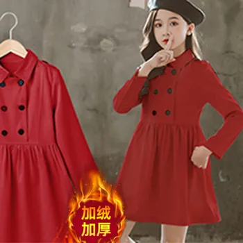2023 korejski Pomlad Jesen Otrok iz Enega kosa Obleko Otroci Obleke Za Deklice Dolg Rokav Obleke Za Dekleta Malčka, Girl Obleke