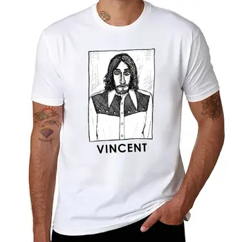 Novo Vincent Gallo! T-Shirt poletnih oblačil black t shirt mens navaden t srajce