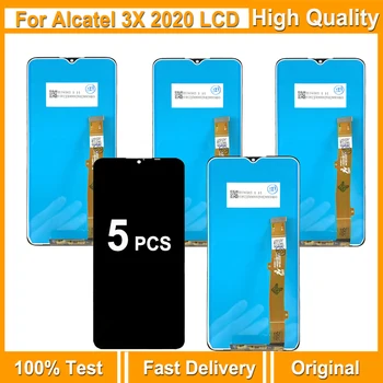 5 Kos/veliko Original Za Alcatel 3X 2020 LCD 5061 5061K 5061U 5061U_EEA LCD-Zaslon, Zaslon na Dotik, Računalnike Skupščine Zamenjava