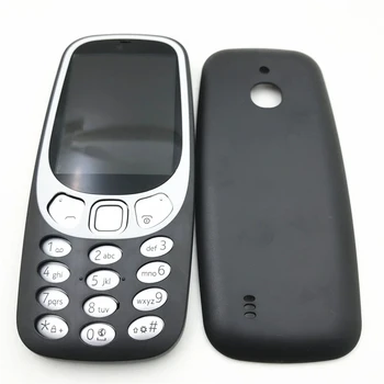 Celotno Ohišje Za Nokia 3310 (4G Različica) Obraz Okvir +pokrov Baterije Hrbtni Pokrovček Ohišja Z angleško Tipkovnico