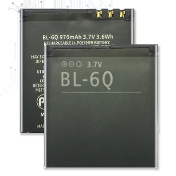 BL-6Q Nadomestna Baterija Za Nokia 6700 Classic 6700C E51i N81 N82 E51 Bateria BL6Q / BL 6Q +Številko za Sledenje