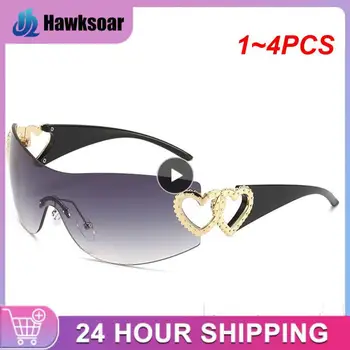1~4PCS Vroče Y2k sončna Očala za Ženske Modni Enem Kosu sončna Očala za Moške Odtenki Športna Očala UV400 Očala