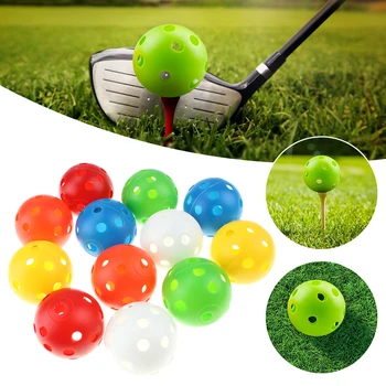 večbarvne Plastične Golf Usposabljanje Kroglice pretok Zraka Votlih premer 1.65 palčni Golf Žogice za Driving Range Swing Praksi nova