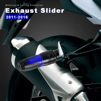 Crash Zaščitnik Motocikel Aluminija Izpušnih Drsnik za Suzuki GSR750 Pribor GSR 750 2011-2016 2014 2015, ki Spadajo Zaščita