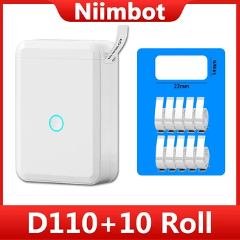 D110 Toplotne Mini Prenosni Samolepilne Etikete Za Mobilne Niimbot Papir Maker Žep Tiskalnik Za Nalepke V Hebrejščini Labeler