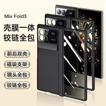 Za Xiaomi MIX Krat 3 Telefon Primeru Magnetni Stent Objektiv All-inclusive Drop-dokazilo s HD Film MIX 3 Krat Primeru