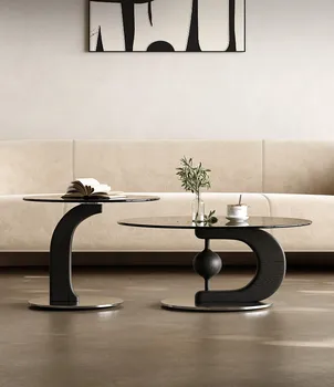 Italijanski kavi tabela kombinacija, veliki in majhni dnevni sobi, za gospodinjstvo, iz nerjavnega jekla mizico