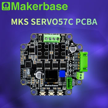 Makerbase MKS, SERVO57C PCBA NEMA23 zaprte zanke koračnih motornih Voznik CNC 3d tiskalnik za Gen_L FOC tiho in učinkovito RS485