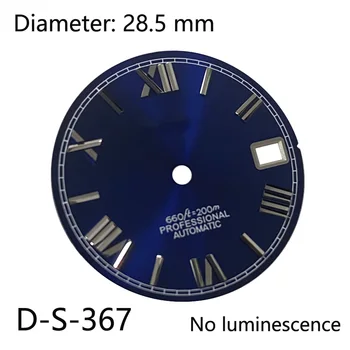 28.5 mm izbiranje emajl Rimskimi številkami spremenjen watch izbiranje primerne za NH35/36/4R/7S gibanje watch dodatki