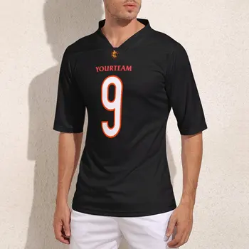 Osebno Cincinnati Ne 9 Črno Rugby Jersey Vaja Moda Nogometni Dresi Mans Vaš Design Nogometno Majico