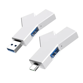 High-Speed USB Zvezdišča z 3Ports USB/Tip-c Vozlišč, kot Nalašč za Domačo in Pisarniško Uporabo USB 5V/600 ma Napajanje