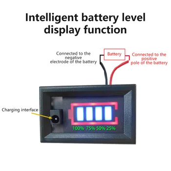 1S 2S 3S 4S 5S 3,7 V-21V Litij-Zmogljivost Baterije Indikator Modul za polnjenje Ni-MH LED Zaslon za Električna Vozila Baterije Tester