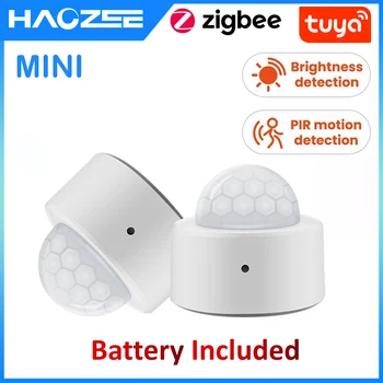 Tuya ZigBee Smart PIR Senzor Gibanja, Zgrajena V Baterije Pasivni Infrardeči Detektor Varnosti Protivlomni Alarm Senzor