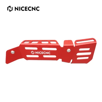 NiceCNC Motokros Aluminija Izpušne Cevi Toplotni Ščit Kritje Stražar, Zaščitnik Honda XR650L XR 650 L 1993-2022 Rdeče Dodatki