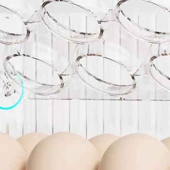 Prenosni Multi-Layer Jajce Pladenj Anti-Padec Sveže-vodenje Jajce Držalo za Kuhinjske Hladilnik in Zamrzovalnik