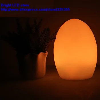 220X220mm PE jajce modela RGB baterija za ponovno polnjenje romantično led dnevna svetloba led bar tabela svetlobe 1w z daljinskim upravljalnikom in s polnilnikom