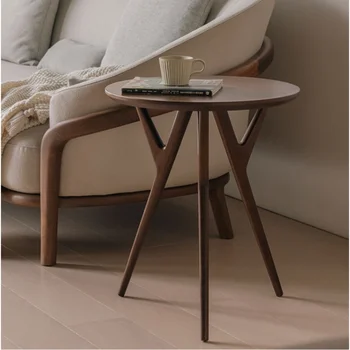 Moderno klubsko mizico iz Masivnega Lesa Balkon Posteljne Mize za Kreativno Modeliranje Sladko Tabela Stabilna, nosilna Pohištvo za Dom