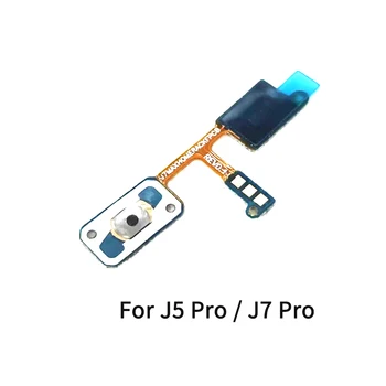 Za Samsung Galaxy J3 J5 J7 Pro 2017 J330 J530 J730 Začetni zaslon, tipkovnica Senzor Avdio priključek Priključek za Slušalke Flex Kabel za Popravilo Delov
