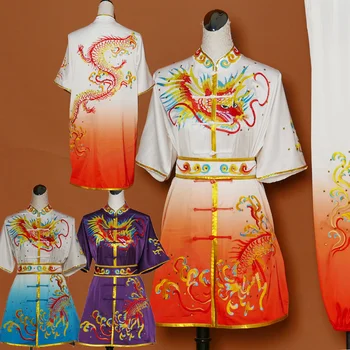 Po Meri Narejene Borilnih Veščinah, Je Enotna Wushu Oblačila Tai Chi Oblačila Dolgo Pest Changquan Konkurence Uspešnosti Unisex Vezenje