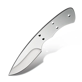 Iz nerjavečega Jekla Ogledalo Prazno Rezilo DIY Priročnik za Izdelavo Nož Pribor Polno Tang Oster Nož Prazno Rezilo Prostem Žepni Nož
